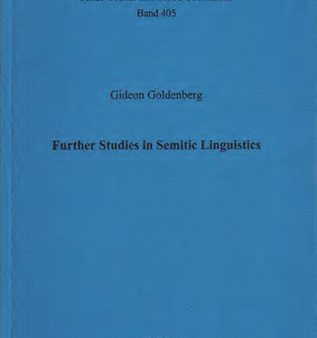 Further Studies in Semitic Linguistic (AOAT 405) Supply