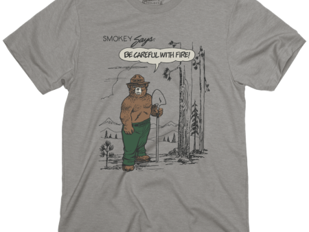 Smokey Bear Says Unisex Short Sleeve Tee Hot on Sale