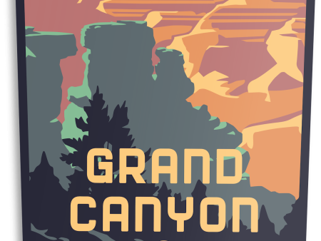 Grand Canyon National Park South Rim Sticker on Sale