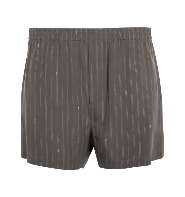 STRIPED SILK DE CHINE SHORTS (MENS) For Discount