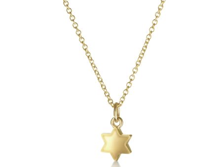 14  14K Gold Tiny Star of David Hot on Sale