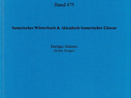 Sumerisches Wörterbuch & Akkadisch-Sumerisches Glossar (AOAT 475) Sale