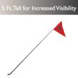 Zip’r 5 Ft. Safety Flag for Mobility Scooters & Electric Wheelchairs For Discount