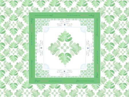 Sage Fresco Instructional Mahjong Tablecloth Online Sale