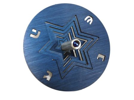 3D Blue Star of David Dreidel Online