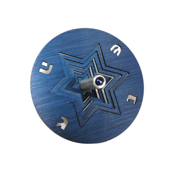 3D Blue Star of David Dreidel Online