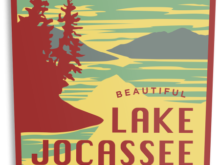 Lake Jocassee Sticker Cheap