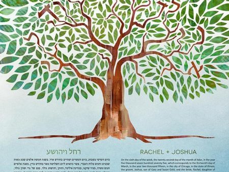 Tree of Life – I Am My Beloved s - Ketubah by Adriana Saipe For Discount