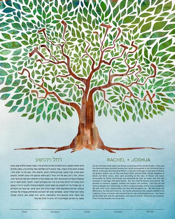 Tree of Life – I Am My Beloved s - Ketubah by Adriana Saipe For Discount