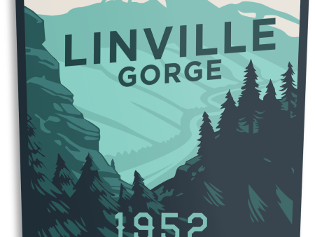 Linville Gorge Sticker Online now