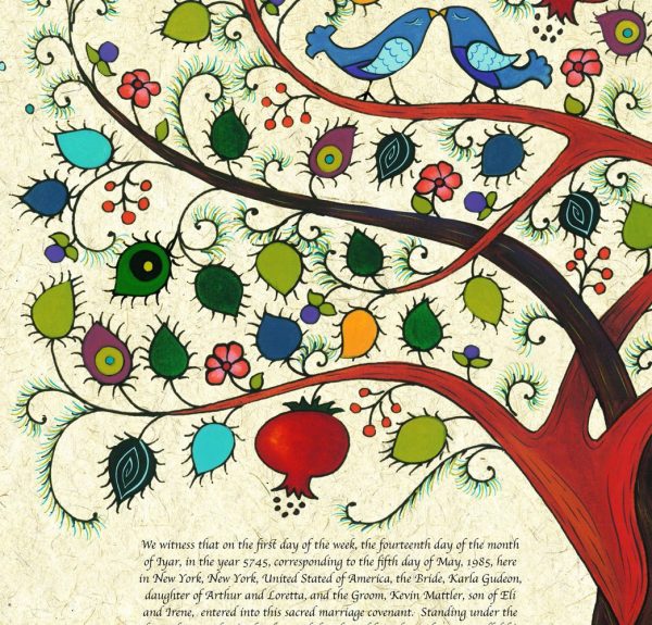 Tree of Life II Ketubah by Karla Gudeon Hot on Sale