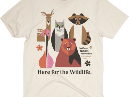 Here for the Wildlife Unisex Short Sleeve Tee Online now