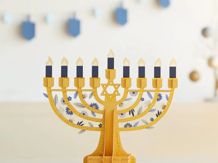 Menorah Giant Pop-up Gift Cheap