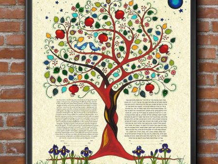 Tree of Life II Ketubah by Karla Gudeon Hot on Sale