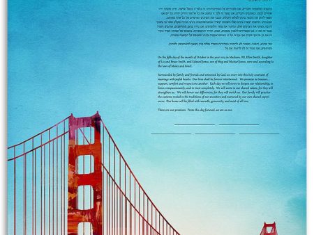 San Francisco Ketubah by Adriana Saipe Supply