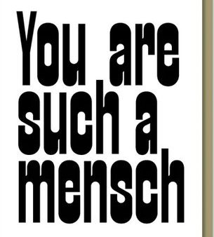 Such A Mensch Card Cheap