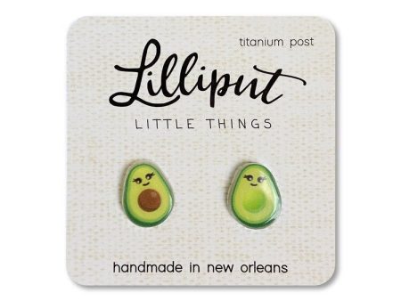 Avocado Kawaii Earrings Online Hot Sale