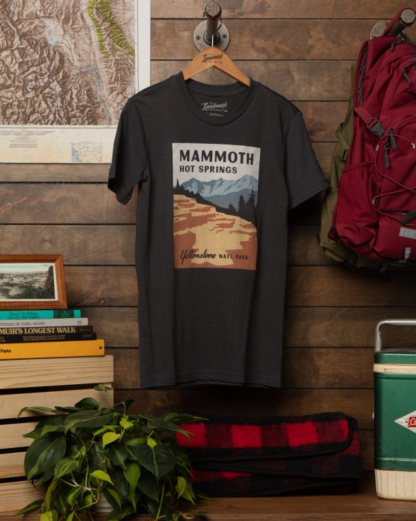 Mammoth Hot Springs Unisex Short Sleeve Tee Hot on Sale