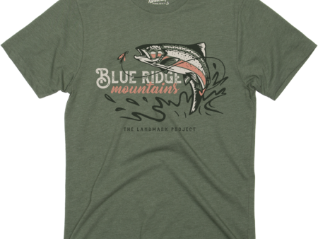 Blue Ridge Trout Unisex Short Sleeve Tee For Sale