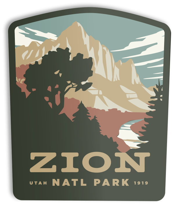 Zion National Park Sticker Online