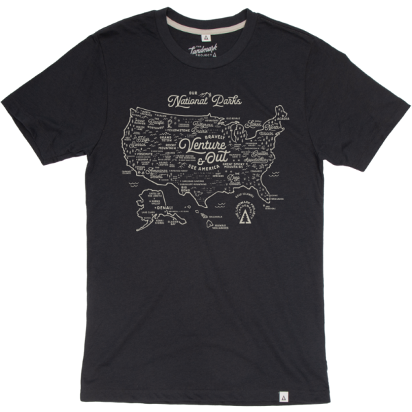 NPS Map Unisex Short Sleeve Tee For Discount