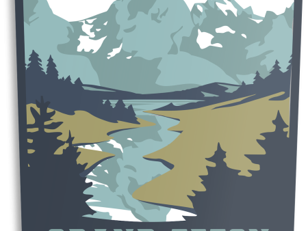 Grand Teton National Park Sticker For Sale