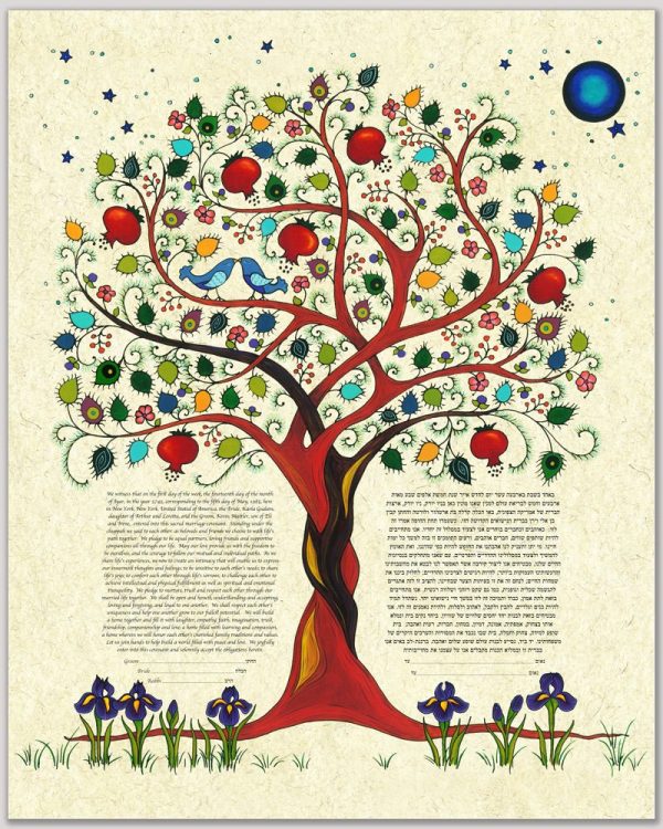 Tree of Life II Ketubah by Karla Gudeon Hot on Sale