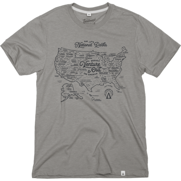 NPS Map Unisex Short Sleeve Tee For Discount