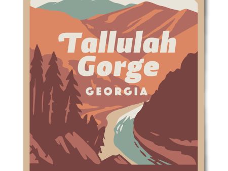 Tallulah Gorge State Park Poster Supply