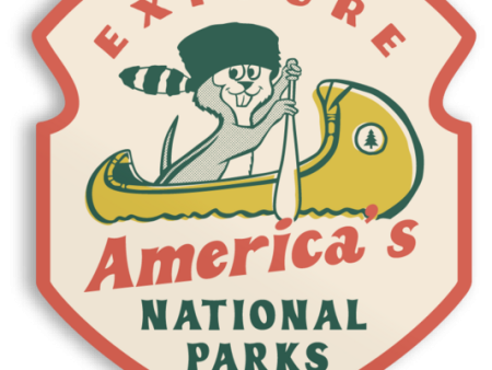 Paddle the Parks Sticker on Sale