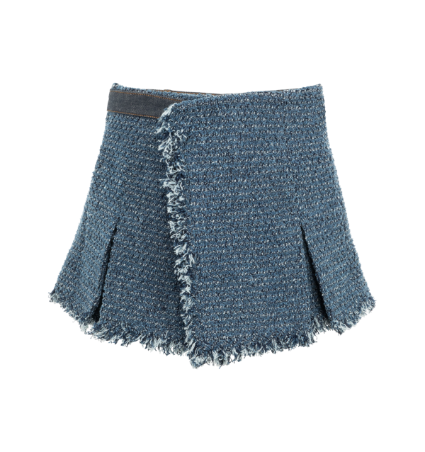 PUNCHED DENIM SHORTS (WOMENS) on Sale