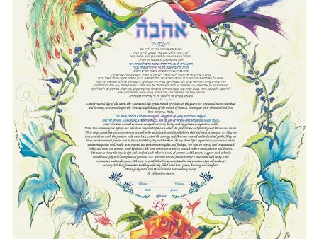 Ahava Ketubah by Nava Shoham Online