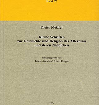 Kleine Schriften zur Geschichte und Religion des Altertums und deren Nachleben. (FARG 39) on Sale