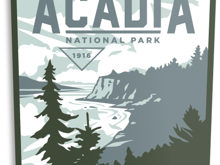 Acadia National Park Sticker Hot on Sale