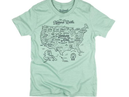 NPS Map Youth Short Sleeve Tee Sale