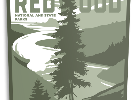 Redwood National Park Sticker Online