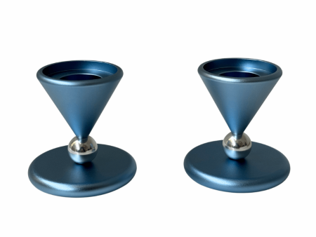 Light Blue Short Candlesticks Fashion