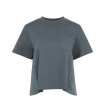 MIX JERSEY TWILL T-SHIRT (WOMENS) Supply