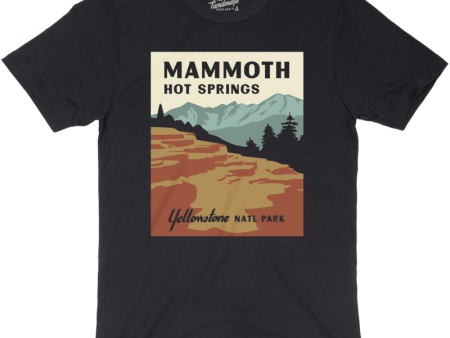 Mammoth Hot Springs Unisex Short Sleeve Tee Hot on Sale