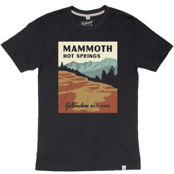 Mammoth Hot Springs Unisex Short Sleeve Tee Hot on Sale