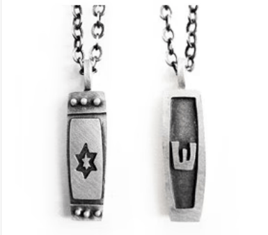 Star shin Mezuzah Pendant Online now