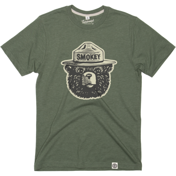 Smokey Bear Logo Unisex Short Sleeve Tee Cheap