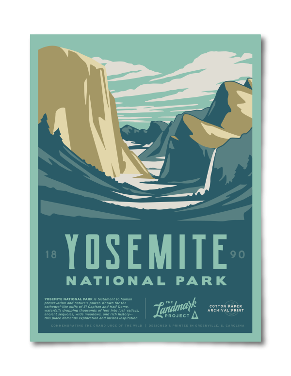 Yosemite National Park Poster For Discount