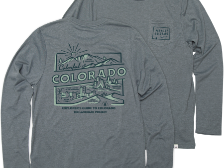 Explore Colorado Unisex Long Sleeve Pocket Tee Fashion