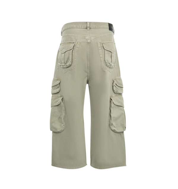 Cropped Multi Pocket Cargo Pants (Mens) Online