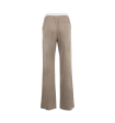 WOOL AND CASHMERE FLANNEL TROUSERS (WOMENS) Online Hot Sale