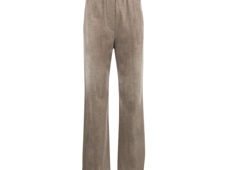 WOOL AND CASHMERE FLANNEL TROUSERS (WOMENS) Online Hot Sale